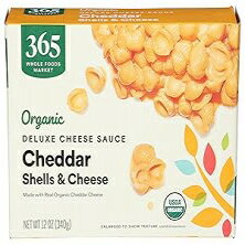 365 by Whole Foods Market, Organic Deluxe Cheddar Shells and Cheese, 12 Ounce
