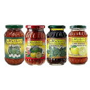 母のレシピ - 南インドのピクルス コンボ #1 (ミックス、アバカヤ マンゴー、ゴングラ、ライム)、300g x 4 Mother's Recipe - South Indian Pickle Combo #1 (Mixed, Avakaya Mango, Gongura, Lime), 300g x 4