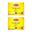 Lipton Yellow Label Tea International Blend 100 Tea Bags (Pack of 2)(4)