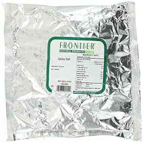 フロンティア ガーリックソルト、16オンスバッグ(2個パック) Frontier Garlic Salt, 16 Ounce Bags (Pack of 2)