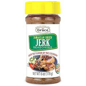6 Ounce (Pack of 1), Grace Jamaican Dried Jerk Seasoning 6oz