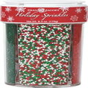 ディーン・ジェイコブのホリデー・スプリンクルズ ~ 6.3オンス 4in1 コンパートメントジャー Dean Jacobs Dean Jacob's Holiday Sprinkles ~ 6.3 oz. 4in1 Compartment Jar