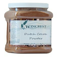 プレミアムオランダ産ココアパウダー - 2ポンドコンテナ WinCrest BulkFoods Premium Dutch Processed Cocoa Powder - 2 Lb Container