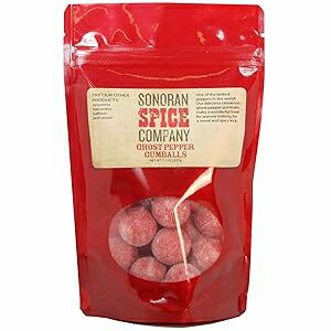 Sonoran Spice Cinnamon Ghost Pepper (Bhut Jolokia) Gumballs - 25 Count Pouch