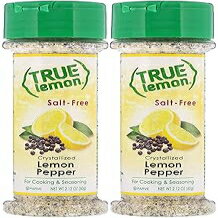 True Citrus True Lemon Pepper Seasoning (2 pack) Natural Ingredients, No Salt, No Gluten True Citrus True Lemon Pepper Seasoning (2 pack) Natural Ingredients, No Salt, No Gluten