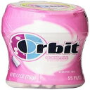 Orbit バブルガムカップ、バブルミント、55 個入りボトル、2.7 オンス (6 個パック) Wrigley's Orbit Bubble Gum Cups, Bubble Mint, 55 pieces bottle, 2.7 Ounce (Pack of 6)