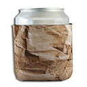 茶色の紙袋缶断熱缶ドリンククーラー (サイズ - 12 オンス) FancyPants FunTime Brown Paper Bag Can Insulate...