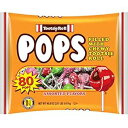 トッツィーロールポップスオリジナル、チョコレートセンター付き、ギフトバッグ、ピーナッツフリー、グルテンフリー、アソートフレーバー、80個 Tootsie Rol...