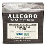 GlomarketのAllegro Coffee レインフォレスト ブレンド 全粒コーヒー、12 オンス Allegro Coffee Rainforest Blend Whole Bean Coffee, 12 oz|詳細画像