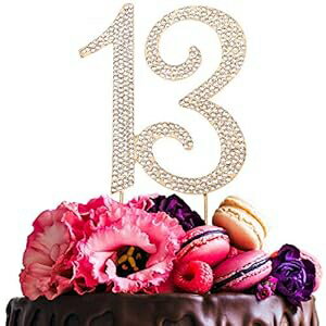 Hatcher lee ブリンブリン クリスタル ラインストーン 17 誕生日ケーキ トッパー - 最高の記念品 17th パーティーデコレーション シルバー Hatcher lee Bling Crystal Rhinestone 17 Birthday Cake Topper - Best Keepsake 17th Party Decoration