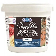 サテンアイスチョコパンブルーモデリングチョコレート、1ポンド Satin Ice ChocoPan Blue Modeling Cho..