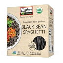 Explore Cuisine オーガニック黒豆スパゲッティ - 2ポンド - 簡単に作れるパスタ - 植物ベースのタンパク質が豊富 - 非遺伝子組み換え、グル...
