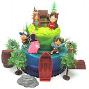 Gravity Falls デラックス バースデー ケーキ トッパー セット。Gravity Fall のキャラクターとテーマのアクセサリーが特徴です。 Cake Toppers Gravity Falls Deluxe Birthday Cake Topper Set Featuring Gravity Fall Characters and Themed Acces