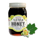 Weeks Honey Farm American Tulip Poplar Honey is 100% Pure, Raw, All-Natural with Buttery Taste, Georgia Harvested; 22 Ounce Glass Jar