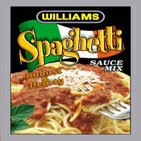 ウィリアムズ スパゲッティ ソース ミックス - 6 パッケージ Williams Foods Williams Spaghetti Sauce Mix - 6 Packages