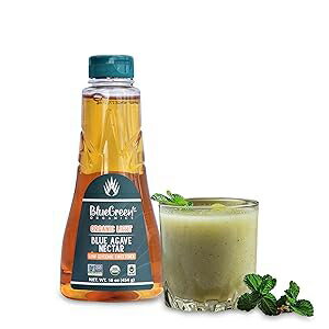 Blue Green Agave BLUE GREEN ORGANICS, Agave syrup, Gluten free, Vegan,...