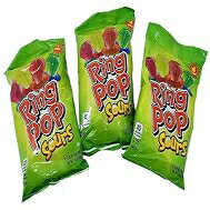 バズーカリングポップスサワー 1.4オンス (3個パック) Bazooka Ring Pops Sours 1.4oz (Pack of 3)