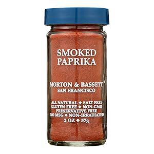 Morton & Bassett スモークパプリカ - 2 オンス瓶 (3 個パック) Morton & Bassett Smoked Paprika - 2 oz jar (Pack of 3)