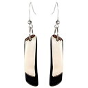 Duo Tagua イヤリング ブラックとアイボリー ハンドメイド FLORAMA Natural Jewelry Duo Tagua Earrings in Black and Ivory Handmade(4)