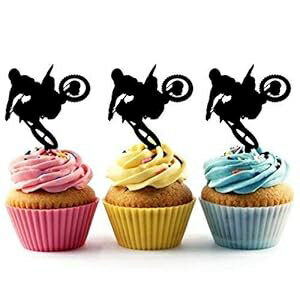 エクストリーム モトクロス レーシング スポーツ シルエット アクリル カップケーキ トッパー 12 個 Whimsical Practicality Extreme Motocross Racing Sport Silhouette Acrylic Cupcake Toppers 12 pcs エクストリーム モトクロス レーシング スポーツ シルエット アクリル カップケーキ トッパー 12 個 Whimsical Practicality Extreme Motocross Racing Sport Silhouette Acrylic Cupcake Toppers 12 pcs