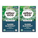 Alter Eco Dark Chocolate Bars Pure Dark Cocoa, Fair Trade, Organic, Non-GMO, Gluten Free (2-Pack Super Blackout)