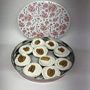 スモール ディヴィニティ ギフト 缶 (ピーカンナッツ入り) 10-12 個 Divinity by Dave Small Divinity Gift Tin (With Pecans) 10-12 pieces