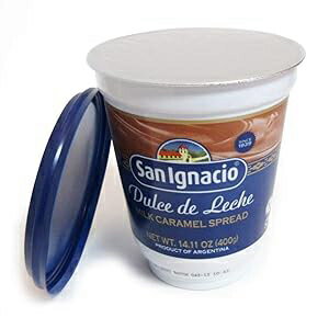AllTopBargains 2 Jars SAN Ignacio Dulce de Leche Clasico 14.11 oz Argentina Milk Caramel Spread