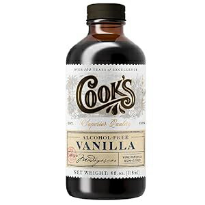 Cook's, Alcohol Free Pure Vanilla, for Cooking, Baking, Desserts, Madagascar Pure Vanilla, 4oz Cook's, Alcohol Free Pure Vanilla, for Cooking, Baking, Desserts, Madagascar Pure Vanilla, 4oz