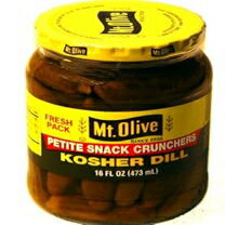 マウントオリーブ コーシャディル プチスナック 16オンス 3パック Mt. Olive Mt Olive Kosher Dill PETITE SNACK 16oz 3pack