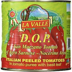 ラ ヴァッレ サン マルツァーノ DOP トマト、1.75 ポンド (5 個パック) La Valle San Marzano DOP Toma..