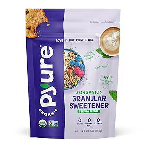 Pyure Organic Stevia Blend Granulated All-Purpose - White Sugar Substi...