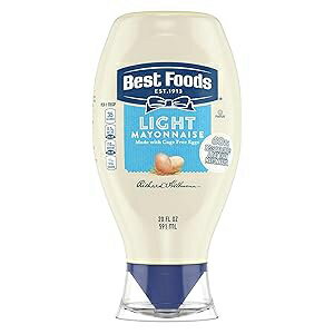 20 液量オンス (1 パック)、軽く絞り、ベストフーズ マヨネーズ ライト マヨ 1 カラット クリーミーな調味料またはサンドイッチ スプレッドに 通常のマヨネーズ 20 オンスより脂肪とカロリーが 60% 少ない 20 Fl Oz (Pack of 1), light squeeze