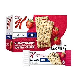 Special K Pastry Crisps, 100 Calories, Breakfast Bars, Strawberry (6 B...