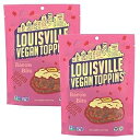 Louisville Vegan Jerky - Toppins' Bacon Bits, Vegetarian & Vegan-Friendly Jerky, 7 Grams of Protein (3 oz, 2-Pack)