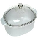 CorningWare フレンチ ホワイト 4 クォート カバード キャセロール CorningWare French White 4-Quart Covere...