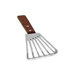 Tablecraft 2003 ステンレススチール フィッシュターナー 木製ハンドル付き、6 インチ - 各 1、ブラウ..