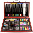 Nicole 79 Piece Studio Art & Craft Supplies Drawing and ting Set in Wood Box Gre...