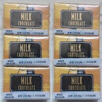 NEW Trader Joe's Milk Chocolate Candy Bars 6 PACK 