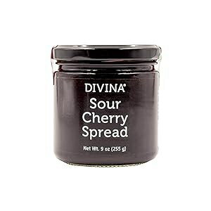 Divina サワーチェリー スプレッドジャム、9オンス Divina Sour Cherry Spread Jam, 9 Ounce