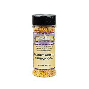 ピーナッツ ブリトル クランチ コート アイスクリーム トッピング、バルクサイズ (4 オンス シェーカー ボトル) The Bulk-Priced Food Shoppe Peanut Brittle Crunch Coat Ice Cream Topping, Bulk Size (4 Ounce Shaker Bottle)