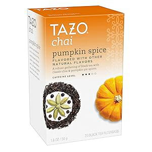 タゾ チャイ パンプキン スパイス ティー 20 ct (1 パック) Tazo Chai Pumpkin Spice Tea 20 ct (pack ..