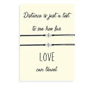 Carrie Clover Long Distance Relationship Matching Bracelet Set of 2, Friendship ...