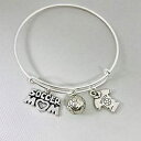 女性向けサッカーママブレスレットギフト Our Little Charms Soccer Mom Bracelet Gift for Women