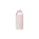 W&P Porter Glass Water Bottle w/ Protective Silicone Sleeve Terrazzo Blush 20 Ou...