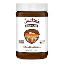 Justin's チョコレートヘーゼルナッツ&アーモンドバター、オーガニックココア、かき混ぜなし、グルテンフリー、責任を持って調達、16オンス(1パック) Justin's Chocolate Hazelnut and Almond Butter, Organic Cocoa, No Stir, Gluten-free, Responsib