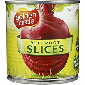 ゴールデンサークル缶詰ビーツスライス450g。 Golden Circle Canned Beetroot Slices 450g. ゴールデンサークル缶詰ビーツスライス450g。 Golden Circle Canned Beetroot Slices 450g.