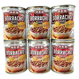 HEB Borracho Beans Made with Shiner Bock Beer 15oz (Pack of 6)