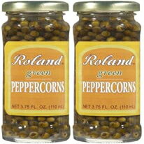 ローランド グリーンペッパー、3.75 オンス、2 パック Roland Green Peppercorns, 3.75 oz, 2 pk