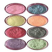 SPARKLE II Luster Dust SET (8 Colors) 4 grams each container, GLUTEN FREE pearl dust, By Oh! Sweet Art Corp SPARKLE II Luster Dust SET (8 Colors) 4 grams each container, GLUTEN FREE pearl dust, By Oh! Sweet Art Corp