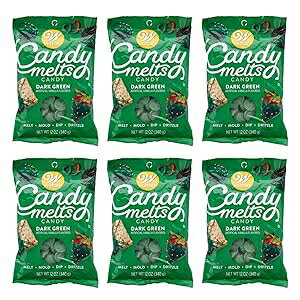 Wilton Dark Green Candy Melts Candy, 12 oz, Pack of 6